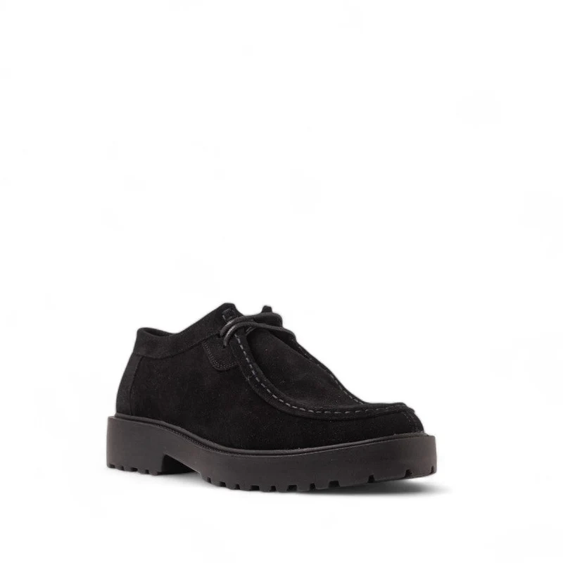 Men Black Chamois Shoes #4630