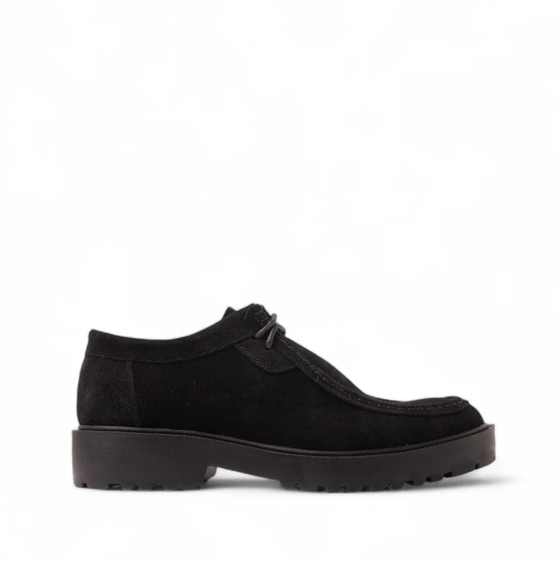 Men Black Chamois Shoes #4630