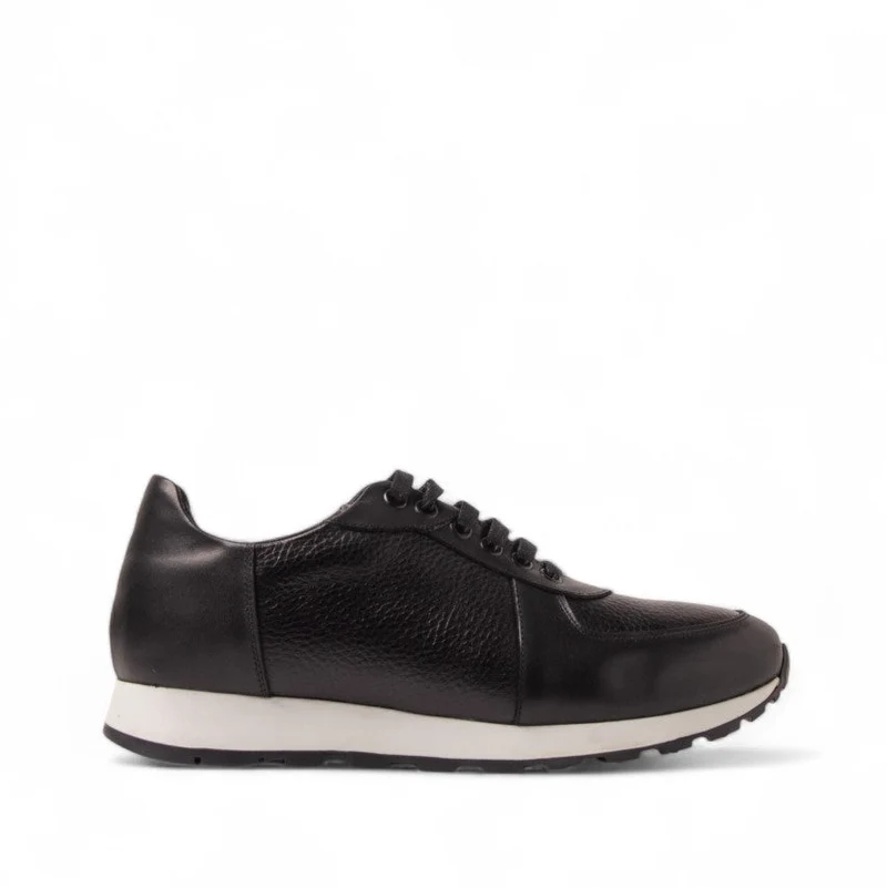 Men Black Leather Shoes #4620