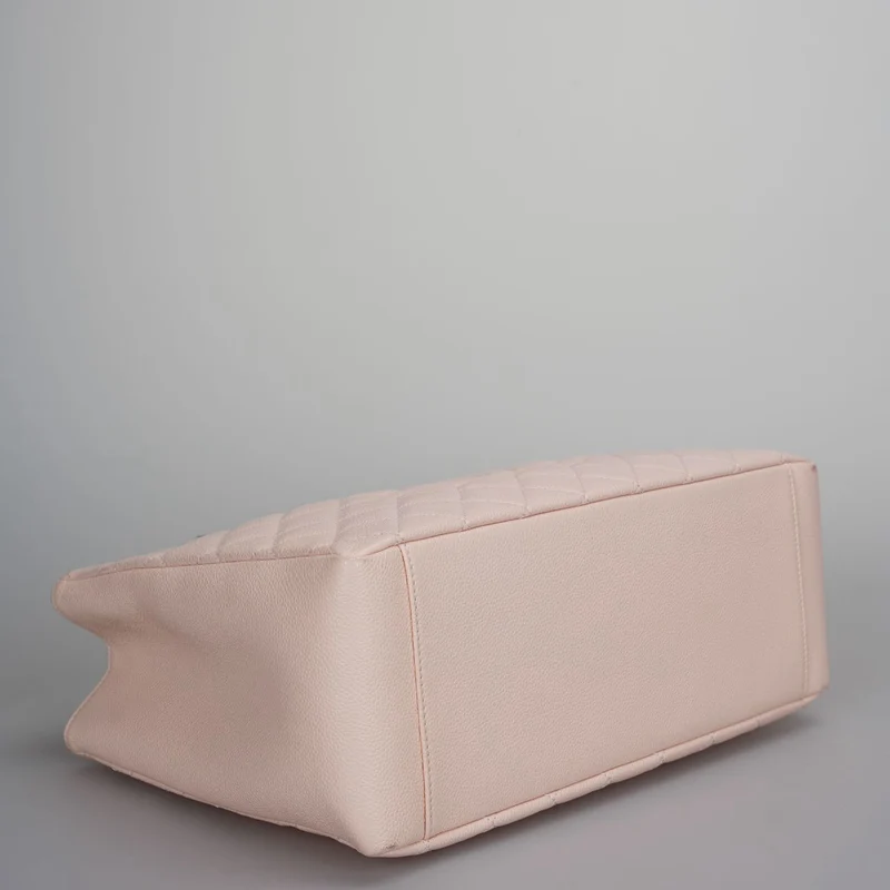 Chanel Pink Grand Shopping Tote Hellrosa GST-Tasche in Kaviar