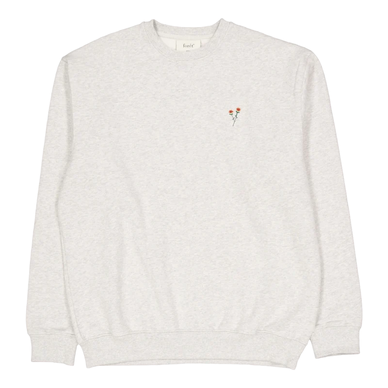 Noon Sweatshirt Snow Melange Flower