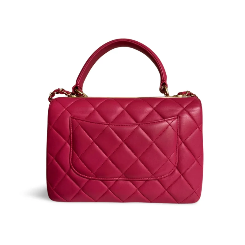 Chanel Kleine trendige CC-Tasche in Pink mit goldener Hardware