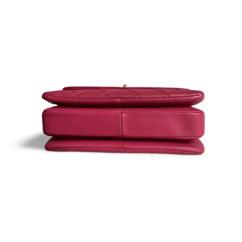Chanel Kleine trendige CC-Tasche in Pink mit goldener Hardware
