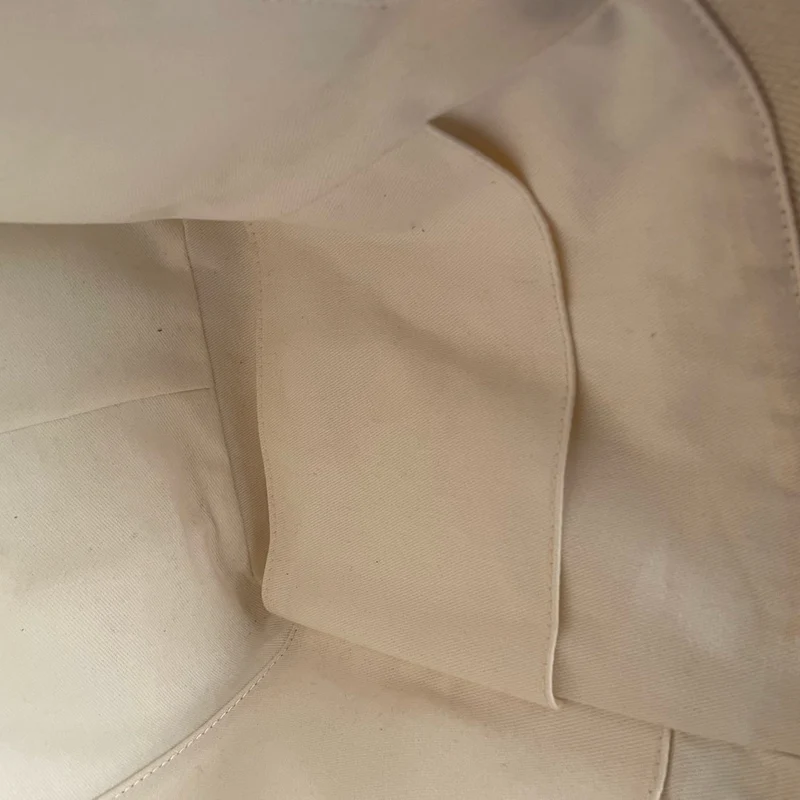 Chanel Deauville Perlentasche Beige Weiß Mittel