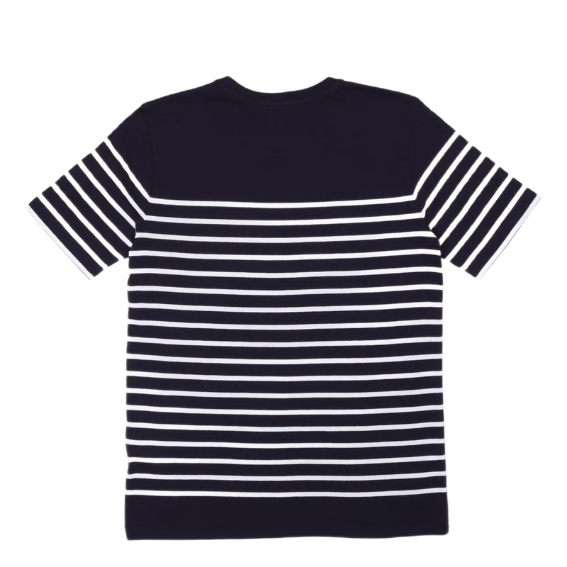 Striped Breton Shirt''etel'' Navire Navy/ White