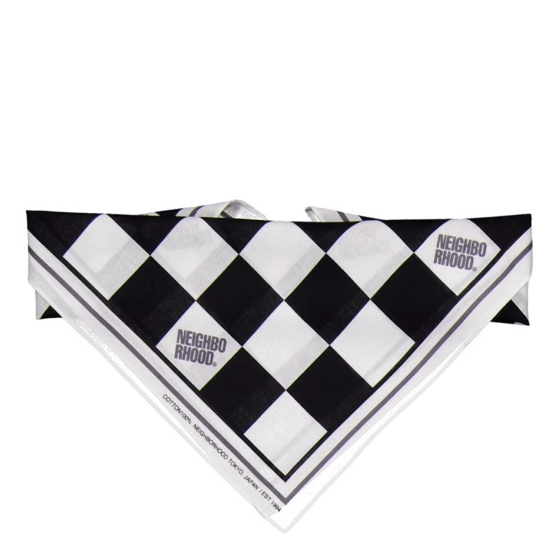 Checker Bandana Gray