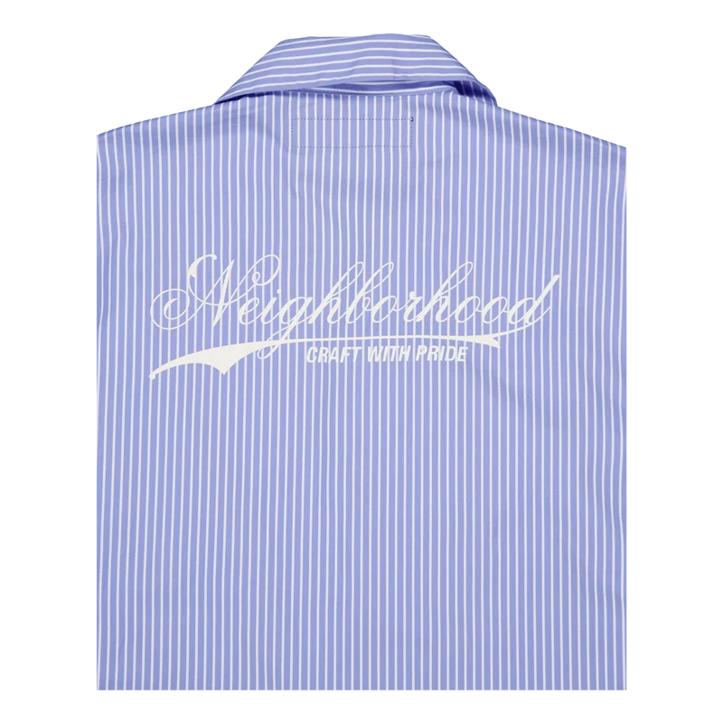 Stripe Work Shirt Ss Black