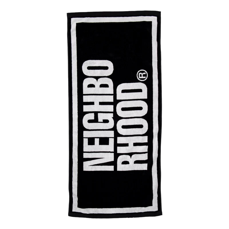 Logo Bath Towel Black