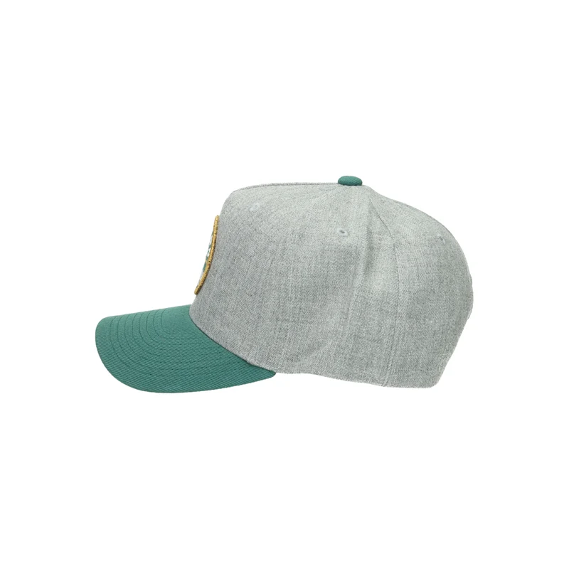 Crest C MP Snapback dk.ht grey/dk.green grau grün