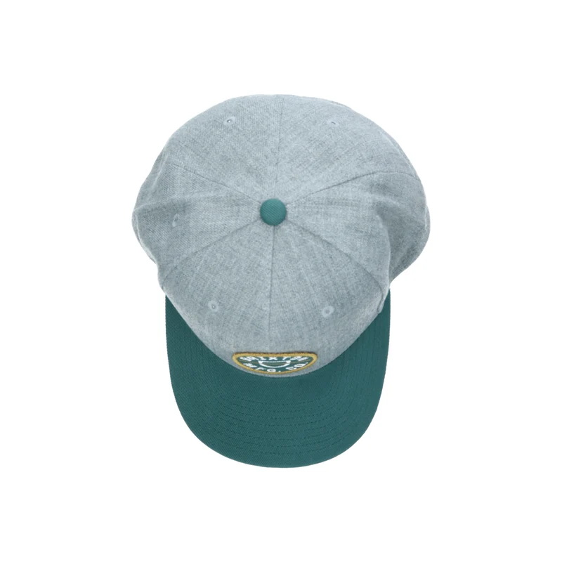Crest C MP Snapback dk.ht grey/dk.green grau grün