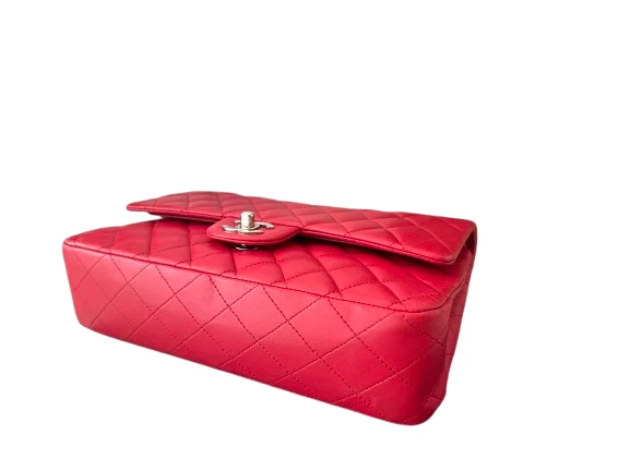 Chanel Timeless Red Medium Lammleder Flap Bag