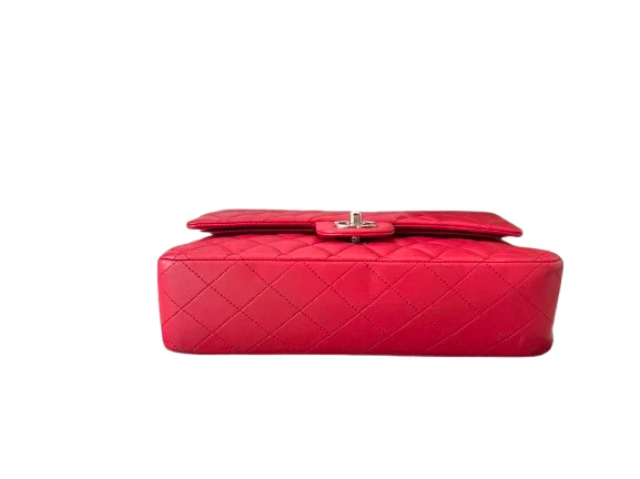 Chanel Timeless Red Medium Lammleder Flap Bag