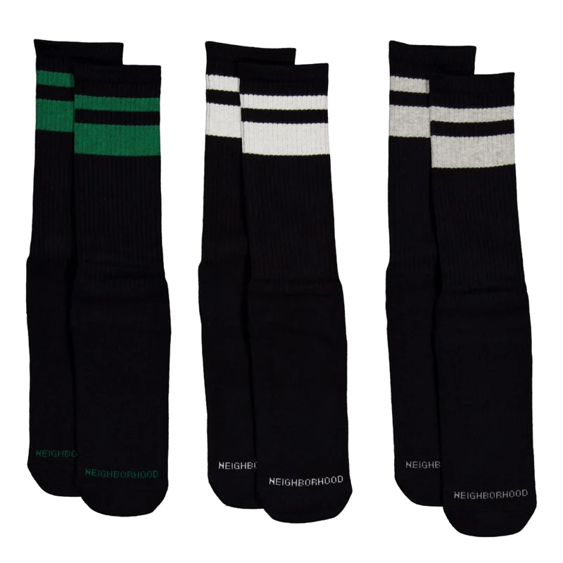 Classic 3pac Socks Black