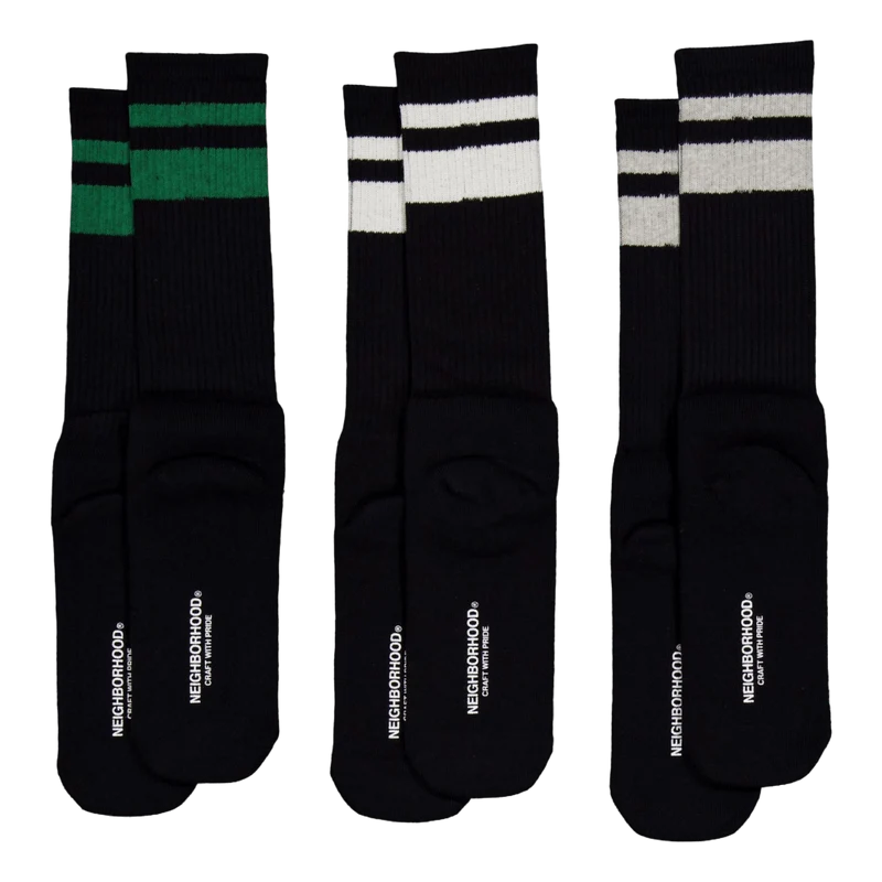 Classic 3pac Socks Black