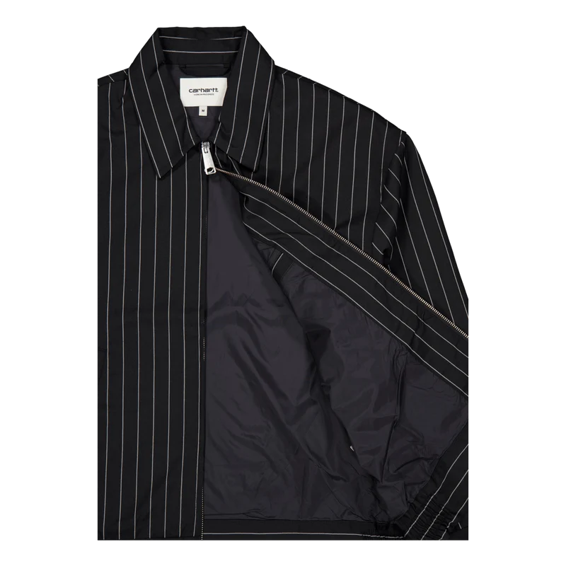 W' Seaton Jacket Seaton Stripe, Black / Wax