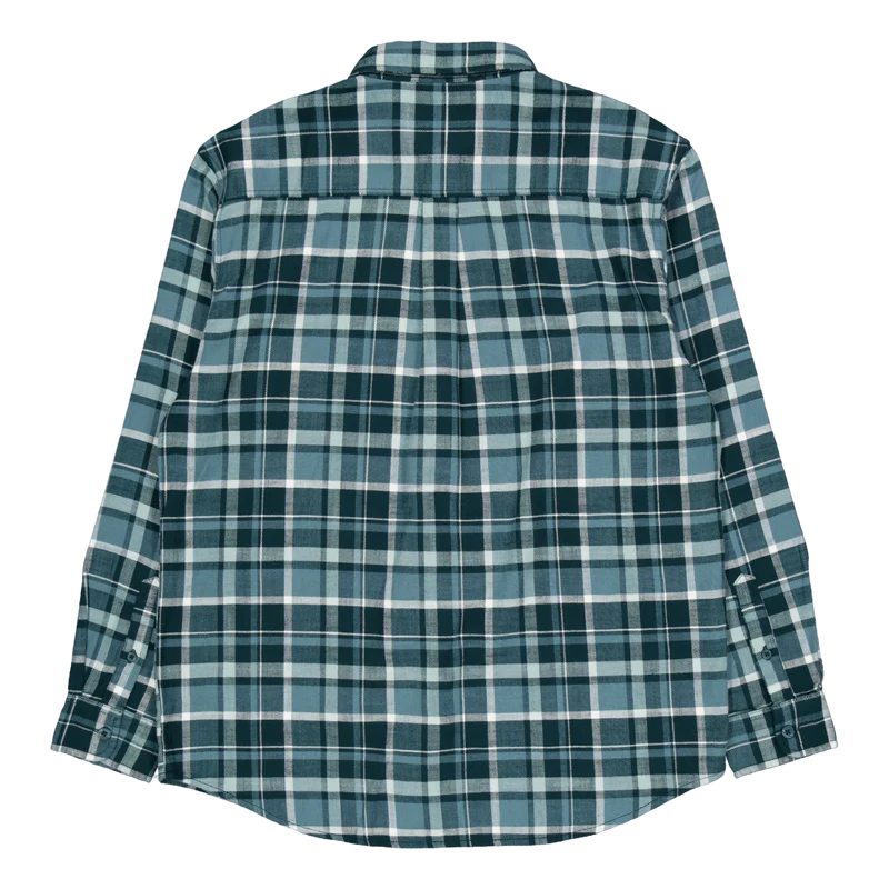 L/s Fendrick Shirt Fendrick Check, Deep Lagoon