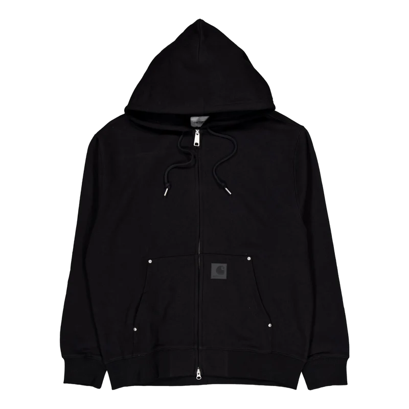 Hooded Eldon Sweat Jacket Black