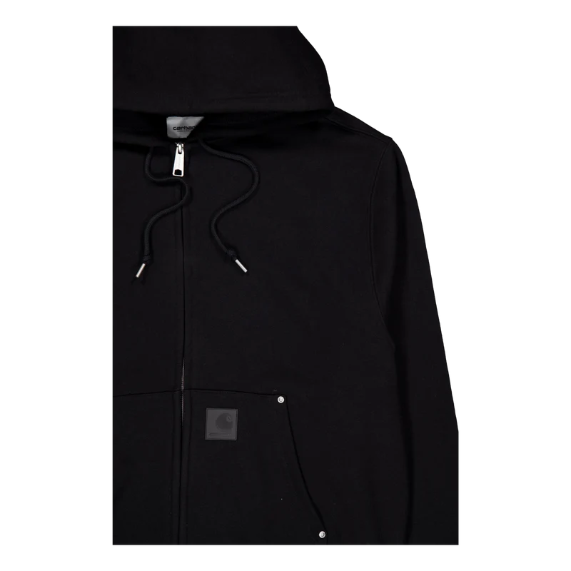 Hooded Eldon Sweat Jacket Black