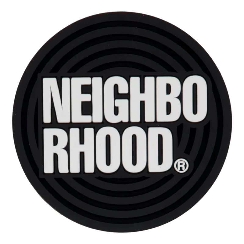Logo Coaster Black/white
