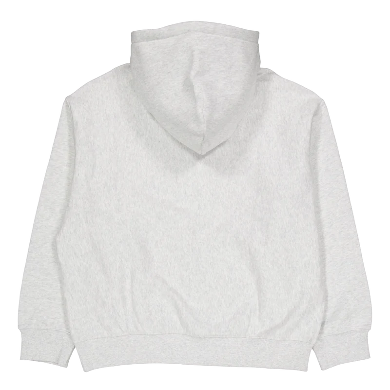 Hooded Label Script Sweat Ash Heather