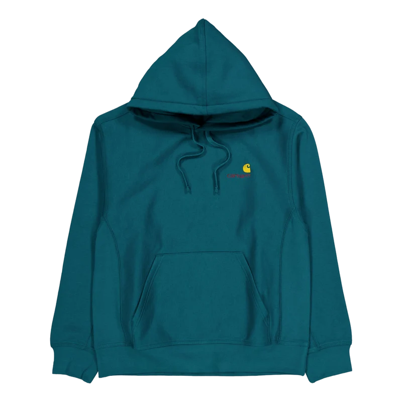 Hooded American Script Sweat Malachite