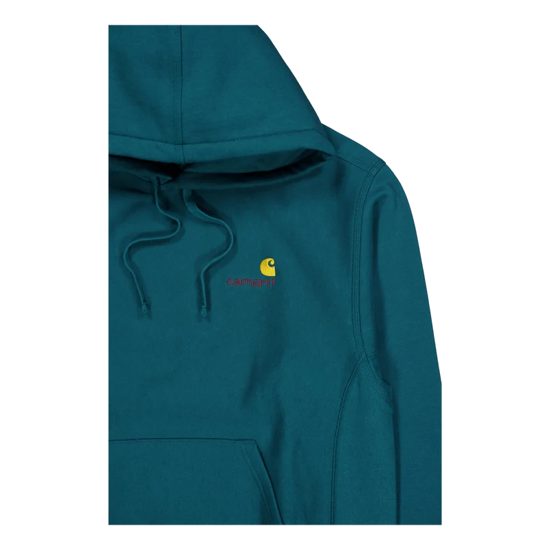 Hooded American Script Sweat Malachite