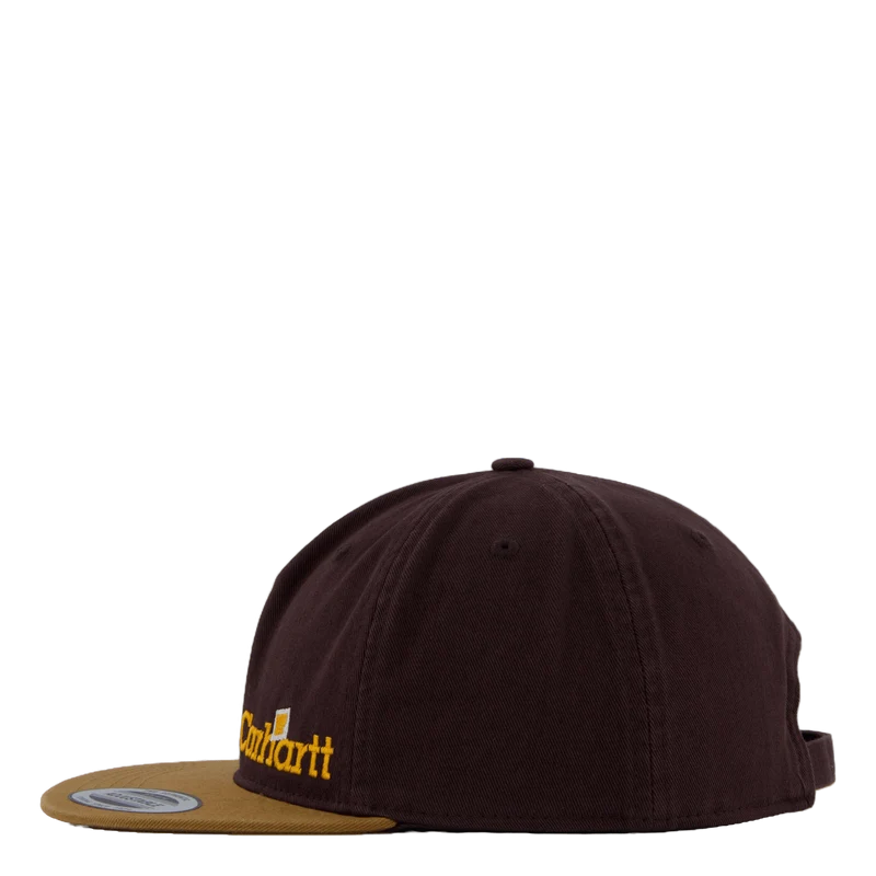 Label Script Coach Cap Brown