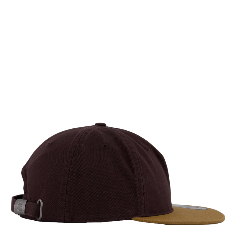 Label Script Coach Cap Brown