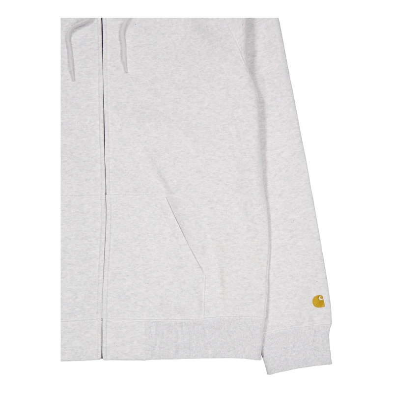 Hooded Chase Jacket Ash Heather / Gold