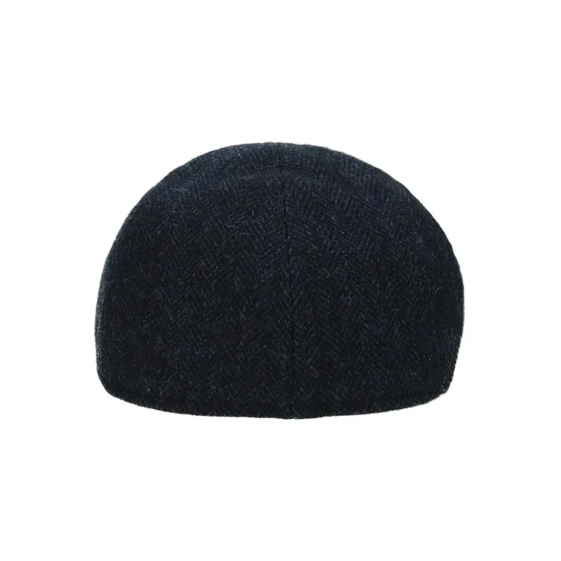 Texas Wool Herringbone dunkelblau