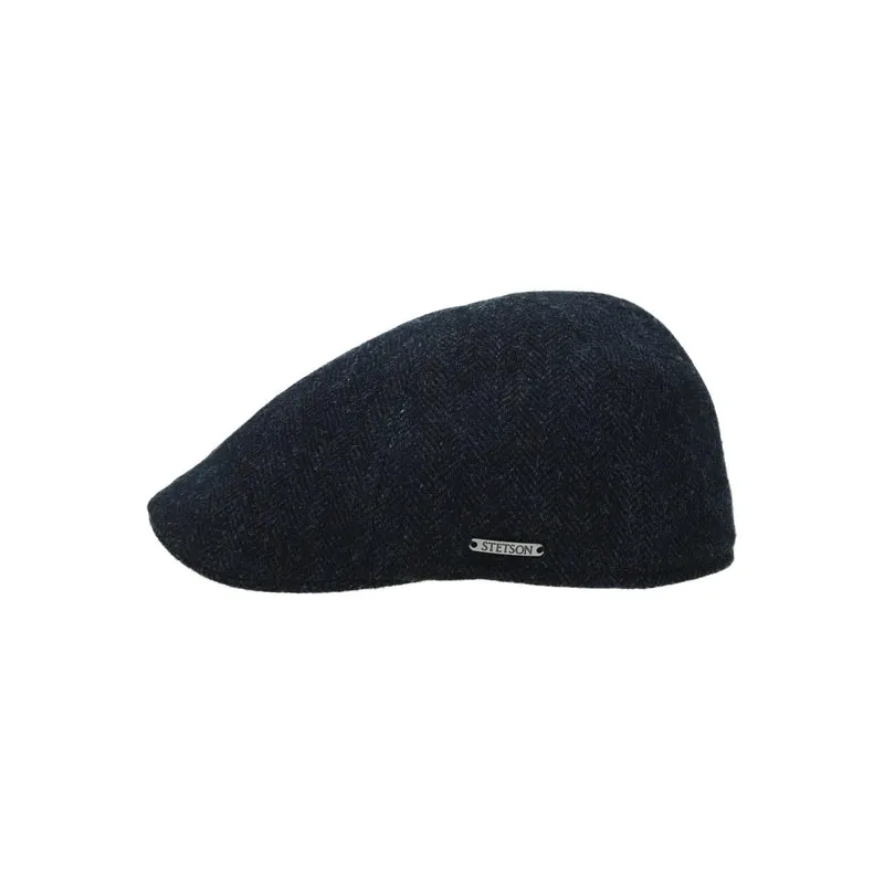 Texas Wool Herringbone dunkelblau