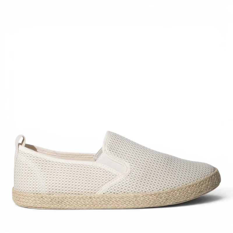 Europeon Union Men Beige Cloth Espadrilles #5204