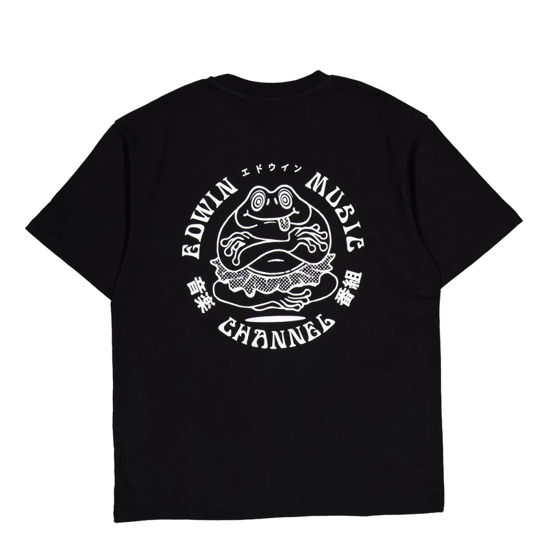 Edwin Music Channel T-shirt Black