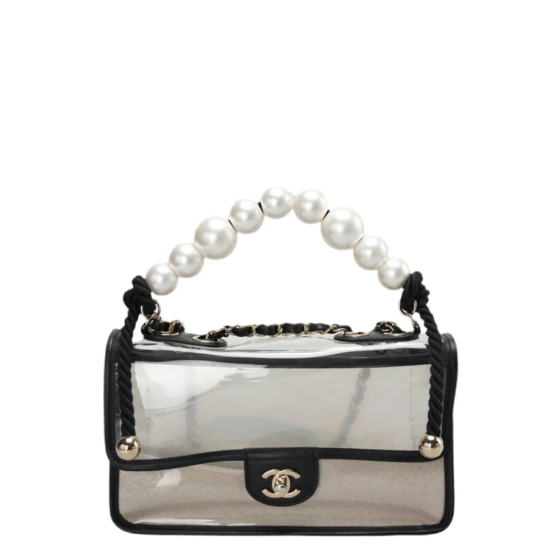 Chanel Sand By The Sea Classic Flap Bag Medium mit Perlenriemen – Kollektion 2018