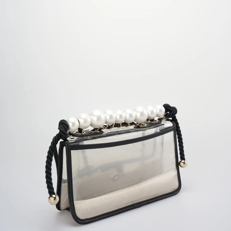 Chanel Sand By The Sea Classic Flap Bag Medium mit Perlenriemen – Kollektion 2018