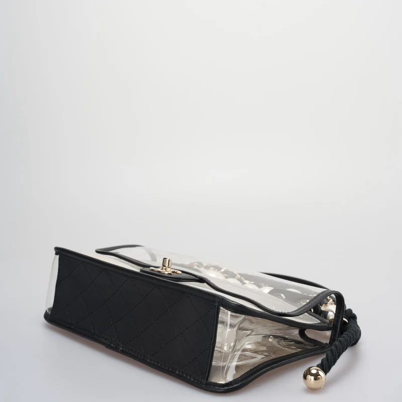 Chanel Sand By The Sea Classic Flap Bag Medium mit Perlenriemen – Kollektion 2018