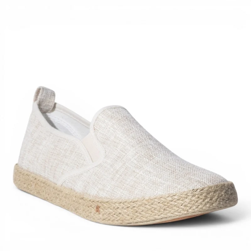 Europeon Union Men Beige Cloth Espadrilles #5201