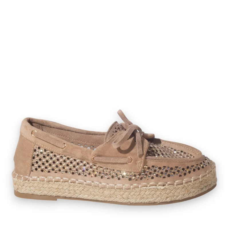 Europeon Union Women Cafe Chamois Espadrilles #5249
