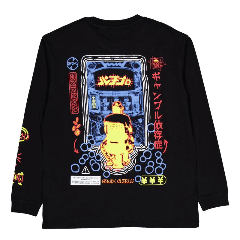 Pachinko T-shirt Ls Black