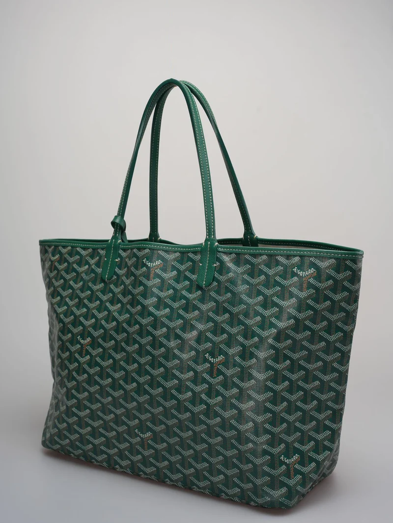 Goyard Saint Louis PM Grüne Schultertasche Grün