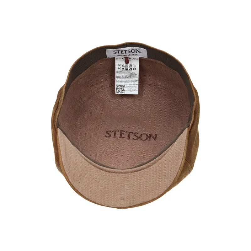 6-Panel Cap Pigskin braun