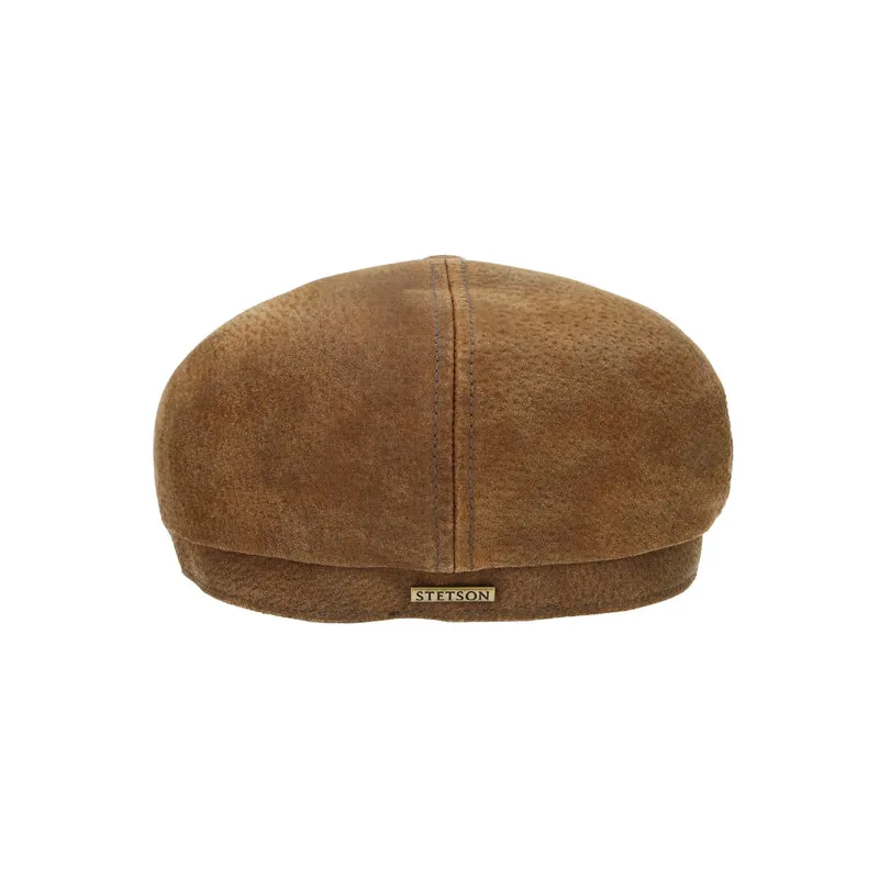 6-Panel Cap Pigskin braun