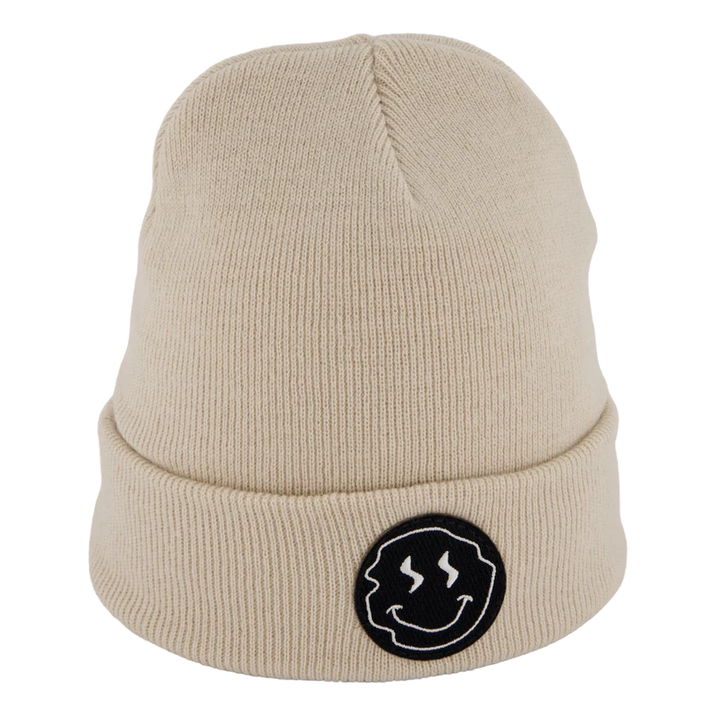 Smiley Beanie Almond
