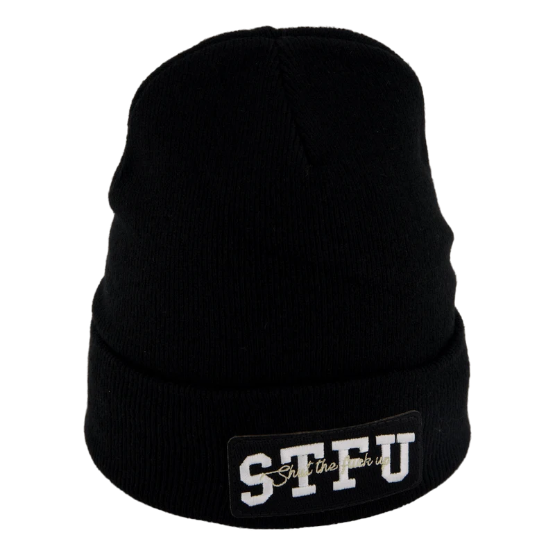 Stfu Beanie Black