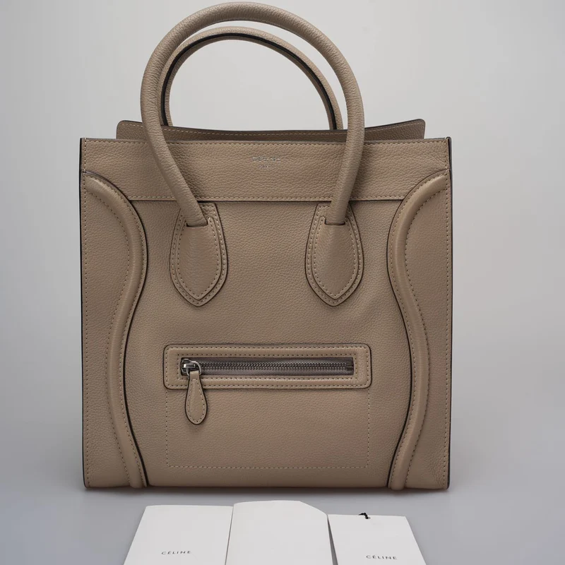 Celine Graue Luggage Tote Ledertasche 2012