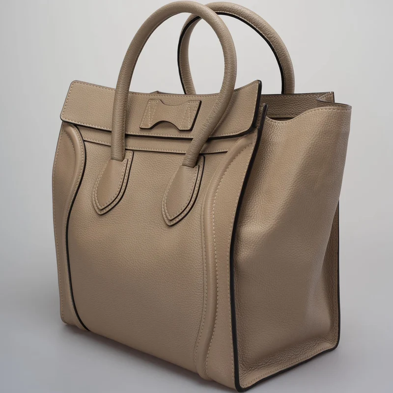 Celine Graue Luggage Tote Ledertasche 2012