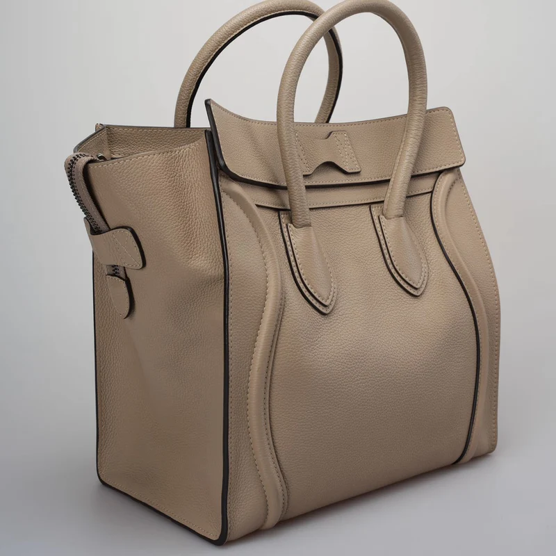 Celine Graue Luggage Tote Ledertasche 2012