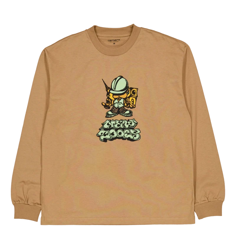 L/s Drill Boy T-shirt Peanut