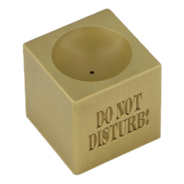 Do Not Disturb Incense Holder Gold