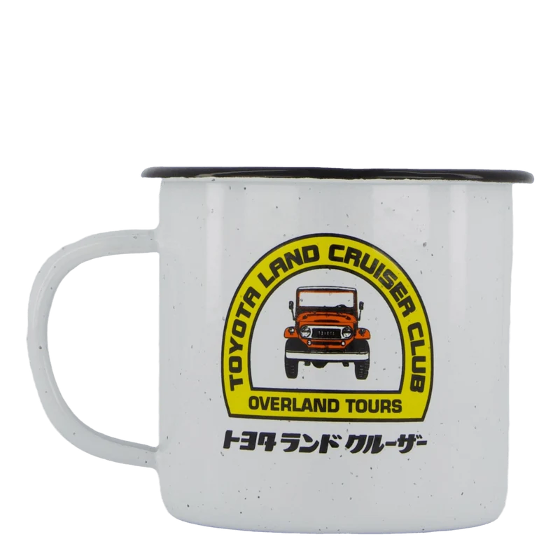 Coffee Break Enamel Cup White
